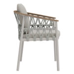 ΠΟΛΥΘΡΟΝΑ ΑΛΟΥΜΙΝΙΟΥ STREAM HM6427.02 ΚΡΕΜ ΜΕ ΜΠΕΖ ΣΧΟΙΝΙ & OLEFIN 59x63x85Υεκ.