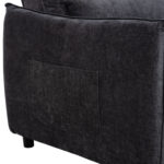 ΠΟΛΥΘΡΟΝΑ-ΚΡΕΒΑΤΙ ORYN HM3307.01 ΓΚΡΙ ΥΦΑΣΜΑ 89x85x84Υεκ.