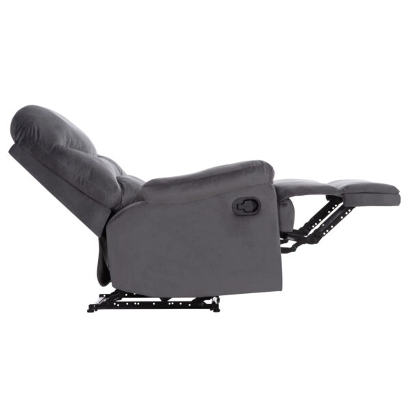 ΠΟΛΥΘΡΟΝΑ RELAX BRAYLEN HM3298.01 ΓΚΡΙ ΒΕΛΟΥΔΟ 85x90x95Υεκ.