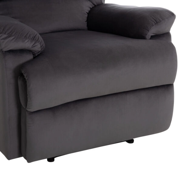 ΠΟΛΥΘΡΟΝΑ RELAX BRAYLEN HM3298.01 ΓΚΡΙ ΒΕΛΟΥΔΟ 85x90x95Υεκ.