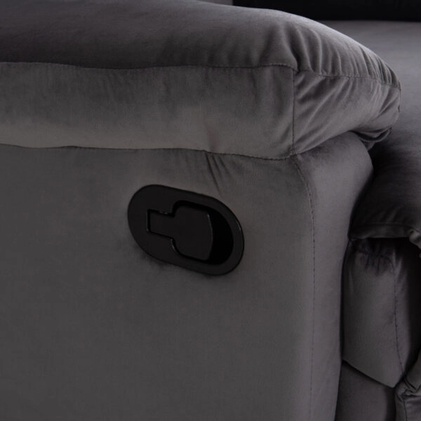 ΠΟΛΥΘΡΟΝΑ RELAX BRAYLEN HM3298.01 ΓΚΡΙ ΒΕΛΟΥΔΟ 85x90x95Υεκ.