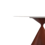 NOISETTE ΤΡΑΠΕΖΙ ΛΕΥΚΟ ΜΕ ΟΨΗ ΜΑΡΜΑΡΟΥ 120x120x76cm