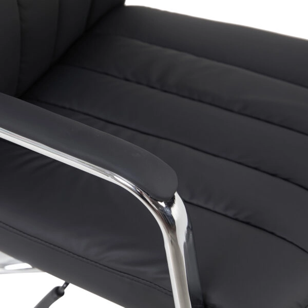 Καρέκλα γραφείου διευθυντή Morales pu μαύρο 60x70x118-124εκ