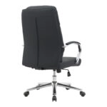 Καρέκλα γραφείου διευθυντή Normie  pu μαύρο 58x65x103-111εκ