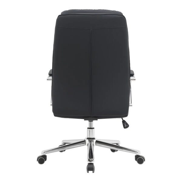 Καρέκλα γραφείου διευθυντή Normie  pu μαύρο 58x65x103-111εκ