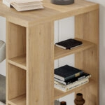 Γραφείο Colmar σε oak απόχρωση 140x60x75εκ