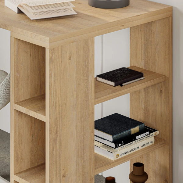 Γραφείο Colmar σε oak απόχρωση 140x60x75εκ