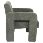 Πολυθρόνα ArteLibre VELORA Πράσινο Ύφασμα/Ξύλο 75x68x69cm