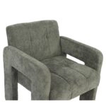 Πολυθρόνα ArteLibre VELORA Πράσινο Ύφασμα/Ξύλο 75x68x69cm