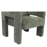 Πολυθρόνα ArteLibre VELORA Πράσινο Ύφασμα/Ξύλο 75x68x69cm