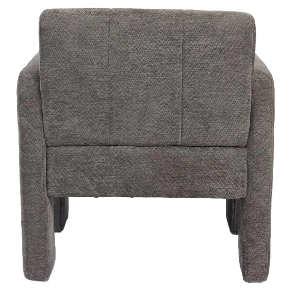 Πολυθρόνα ArteLibre VELORA Γκρι Ανοιχτό Ύφασμα/Ξύλο 75x68x69cm