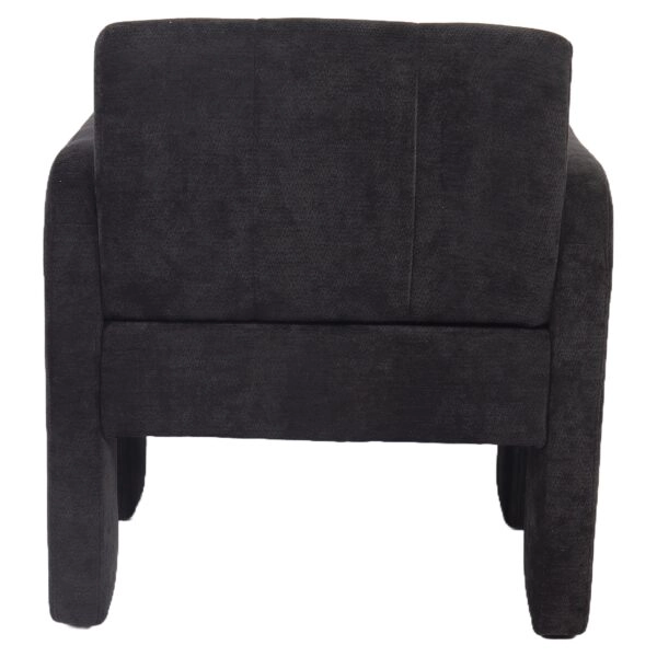 Πολυθρόνα ArteLibre VELORA Γκρι Σκούρο Ύφασμα/Ξύλο 75x68x69cm