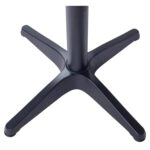 Τραπέζι Κήπου ArteLibre BONAIRE Μαύρο Αλουμίνιο Φ60x70cm