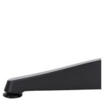 Τραπέζι Κήπου ArteLibre RAROTONGA Ανθρακί/Καρυδί Αλουμίνιο/Polywood Φ60x70cm