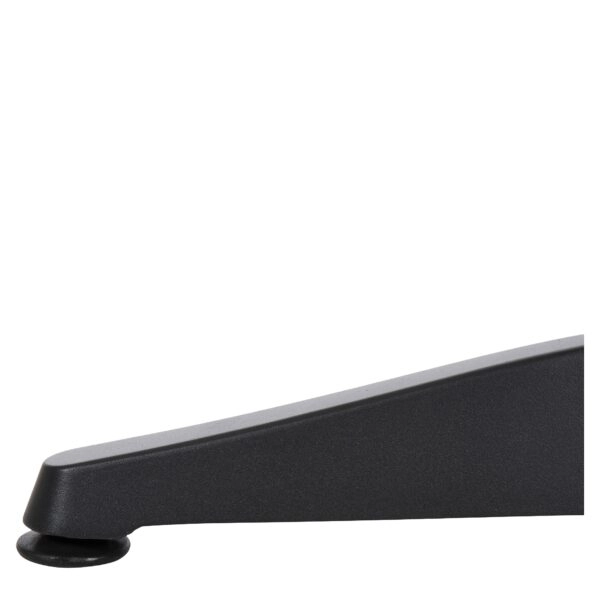 Τραπέζι Κήπου ArteLibre RAROTONGA Ανθρακί/Καρυδί Αλουμίνιο/Polywood Φ60x70cm