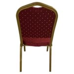 Καρέκλα Catering ArteLibre AUREVIA Κόκκινο/Χρυσό Ύφασμα/Μέταλλο 57x40x93cm