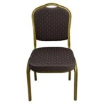 Καρέκλα Catering ArteLibre AUREVIA Μπορντό/Χρυσό Ύφασμα/Μέταλλο 57x40x93cm