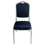 Καρέκλα Catering ArteLibre AUREVIA Μπλε/Ασημί Ύφασμα/Μέταλλο 57x40x93cm