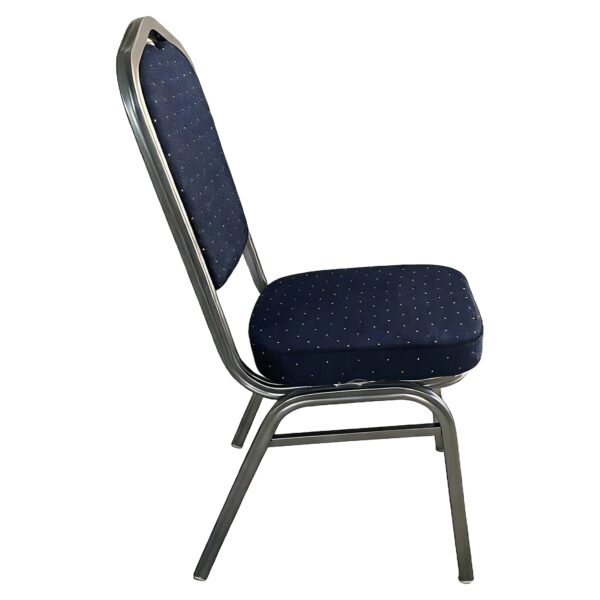 Καρέκλα Catering ArteLibre AUREVIA Μπλε/Ασημί Ύφασμα/Μέταλλο 57x40x93cm