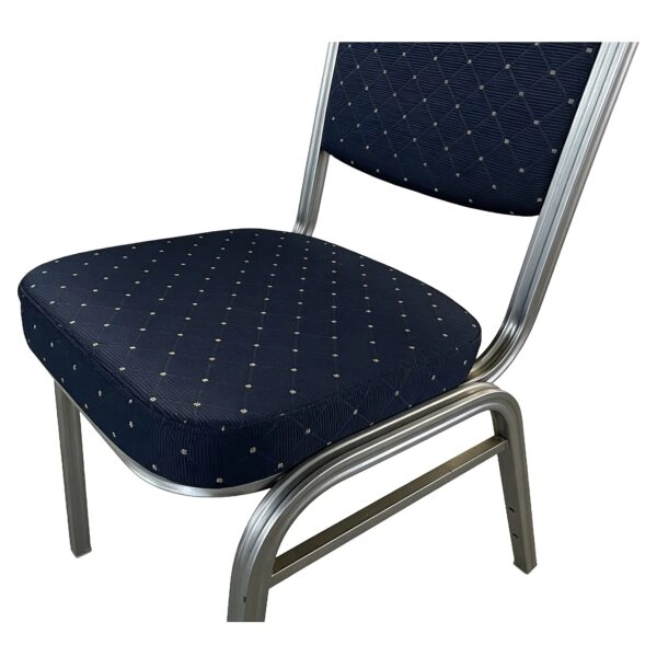 Καρέκλα Catering ArteLibre AUREVIA Μπλε/Ασημί Ύφασμα/Μέταλλο 57x40x93cm