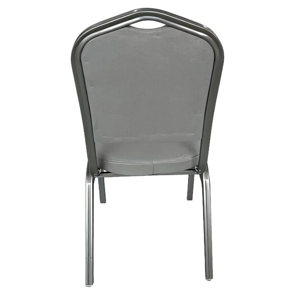 Καρέκλα Catering ArteLibre AUREVIA Γκρι/Ασημί Ύφασμα/Μέταλλο 57x40x93cm