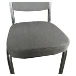 Καρέκλα Catering ArteLibre AUREVIA Γκρι/Ασημί Ύφασμα/Μέταλλο 57x40x93cm