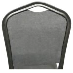 Καρέκλα Catering ArteLibre AUREVIA Γκρι/Ασημί Ύφασμα/Μέταλλο 57x40x93cm