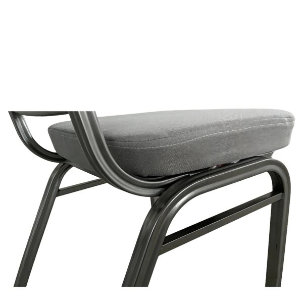 Καρέκλα Catering ArteLibre AUREVIA Γκρι/Ασημί Ύφασμα/Μέταλλο 57x40x93cm