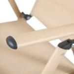 Πολυθρόνα Candor  σαμπανί μέταλλο με textilene 51.5x63.5x107εκ