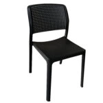 Καρέκλα Κήπου ArteLibre LUMINA Μαύρο PP 55x46x83cm
