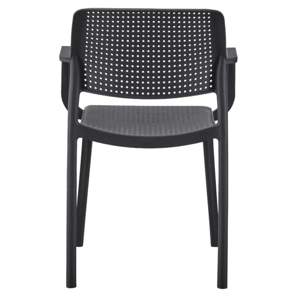 Πολυθρόνα Κήπου ArteLibre CALORA Μαύρο PP 55x54.5x83cm