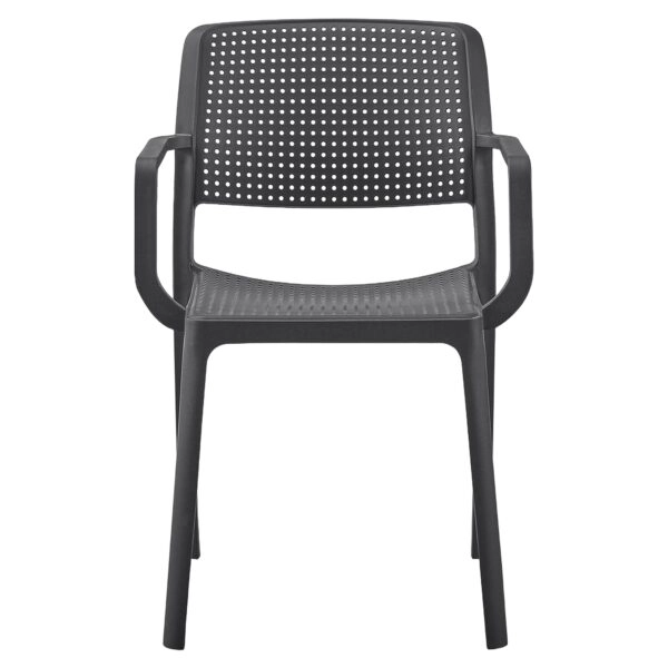 Πολυθρόνα Κήπου ArteLibre CALORA Μαύρο PP 55x54.5x83cm