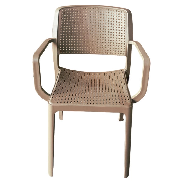 Πολυθρόνα Κήπου ArteLibre CALORA Cappuccino PP 55x54.5x83cm