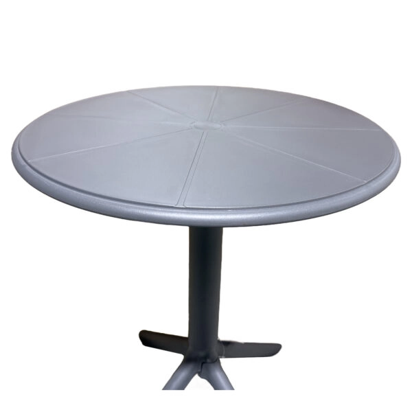 Τραπέζι Κήπου ArteLibre ISENYA Γκρι PP Φ60x75cm