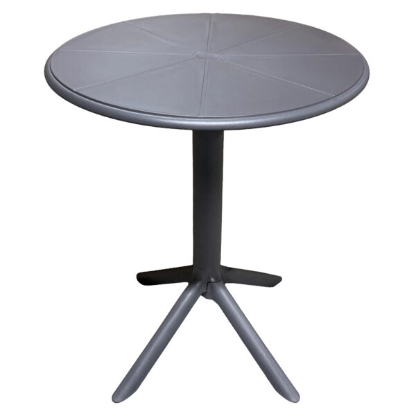 Τραπέζι Κήπου ArteLibre ISENYA Γκρι PP Φ60x75cm