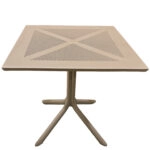 Τραπέζι Κήπου ArteLibre SIREA Cappuccino PP 80x80x75cm