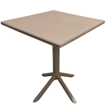 Τραπέζι Κήπου ArteLibre NAIDA Cappuccino PP 60x60x75cm
