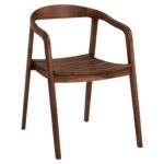 Καρέκλα Επαγγελματική ArteLibre SCHUMET RAMUS Καρυδί Ξύλο 56x56x78cm