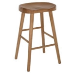 Σκαμπό Επαγγελματικό ArteLibre TIGNUM Φυσικό Ξύλο 41x36x71cm