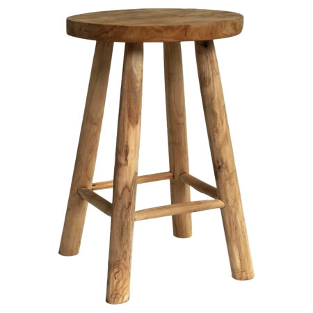 Σκαμπό Επαγγελματικό ArteLibre SEDATUS Καφέ Ξύλο 35x35x62cm