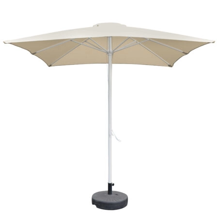 Ομπρέλα Κήπου ArteLibre MELIOR Μπεζ/Λευκό Αλουμίνιο/Polyester Φ2.2x2.2m