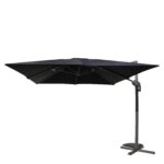 Ομπρέλα Κήπου ArteLibre VALENA Μαύρο/Γκρι Αλουμίνιο/Polyester Φ3x3m