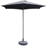 Ομπρέλα Κήπου ArteLibre MELIORE Ανθρακί/Γκρι Αλουμίνιο/Polyester Φ2.5x2.36m