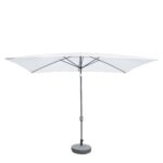 Ομπρέλα Κήπου ArteLibre ARONA Λευκό/Ανθρακί Αλουμίνιο/Polyester 3x2x2.53m