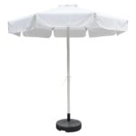 Ομπρέλα Κήπου ArteLibre SALVIA Εκρού/Λευκό Αλουμίνιο/Polyester Φ2.2x2.5m