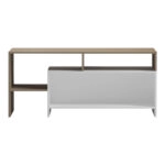 Τραπέζι σαλονιού Consa  sonoma - λευκό 120x60x52.8εκ