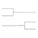 Ραφιέρα τοίχου Galler  λευκό 79x19.5x18εκ