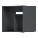 Βοηθητικό τραπέζι Doublo  ανθρακί 40x35x40εκ