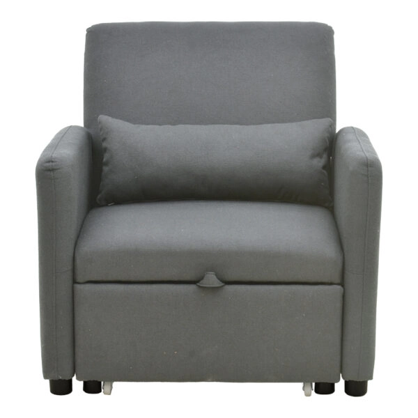 Πολυθρόνα-κρεβάτι Flexa  ύφασμα γκρι 85x92x84εκ