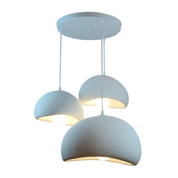 Φωτιστικό οροφής Bertow  μέταλλο-ps λευκό Φ40x100εκ